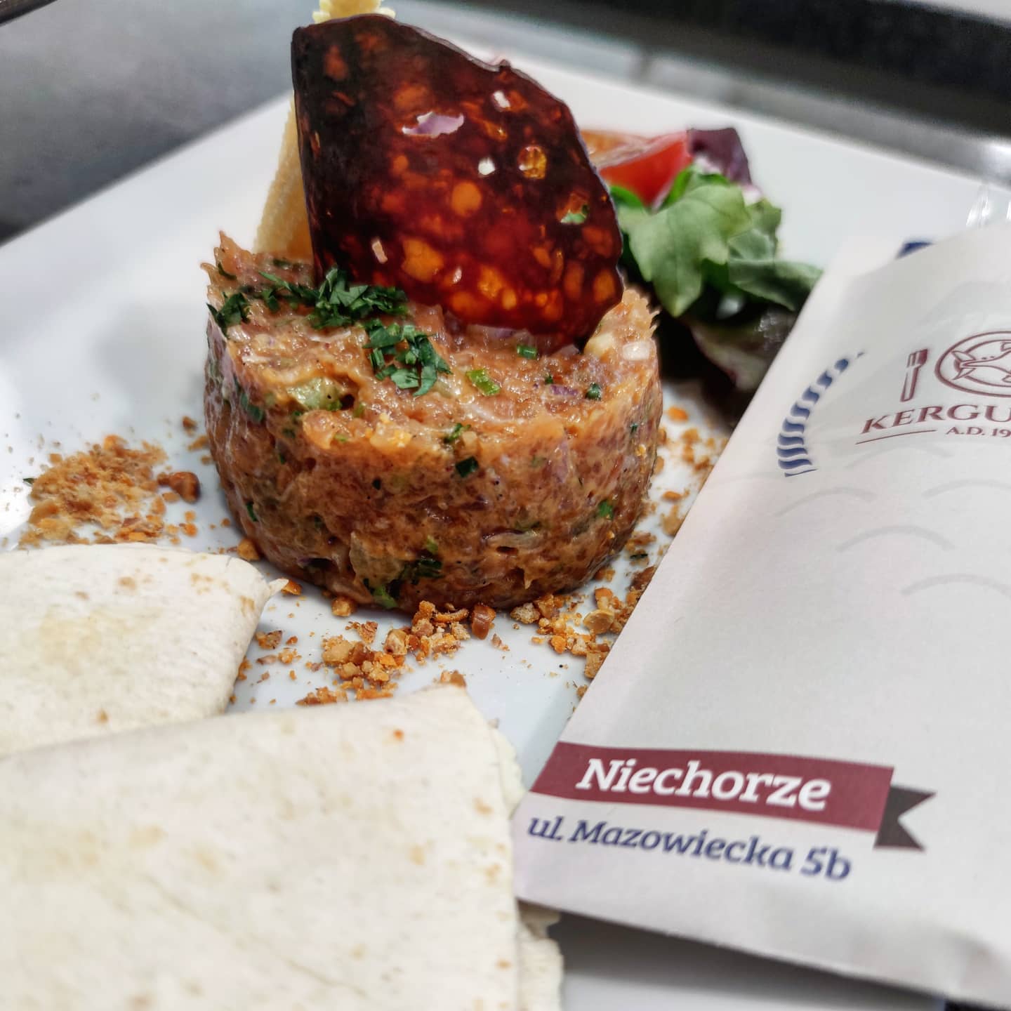 tatar z lososia smazalnia ryb kergulena niechorze